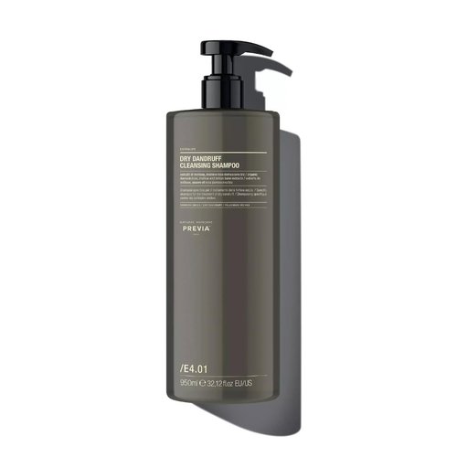 PREVIA Dry Dandruff Cleansing Shampoo | Extra Life - The Virtuous Scalp Ritual | Natural Treatment with Organic Plant Extracts | Certified Vegan, Cruelty-Free & Dermatologically Tested | 32.1 oz