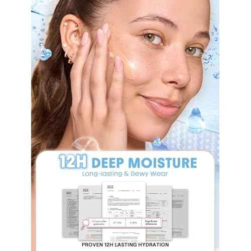SHEGLAM Dew & Done Skin Tint with SPF20 Light-medium Coverage Foundation Evens Skin Tone-Nude