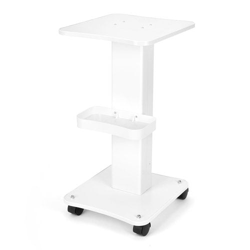 tonchean 3 Tier Beauty Cart, Esthetician Trolley Cart with Wheels, Aluminum Salon Spa Beauty Machine Trolley Stand for Beauty Instrument Storage, Load 220 lbs, 27x15x13 Inch