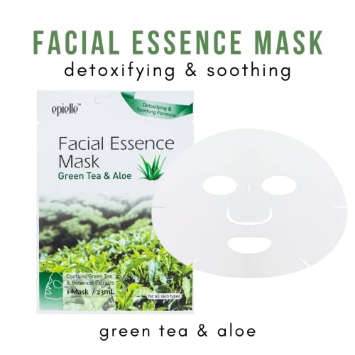 Epielle Home Spa Kit, 6 Relaxation Essentials, Repairing, Soothing, Nourishing & Detoxifying for Radiant Skin, At-Home Spa Kit, Self Care Gifts for Women, Korean Skin Care Set