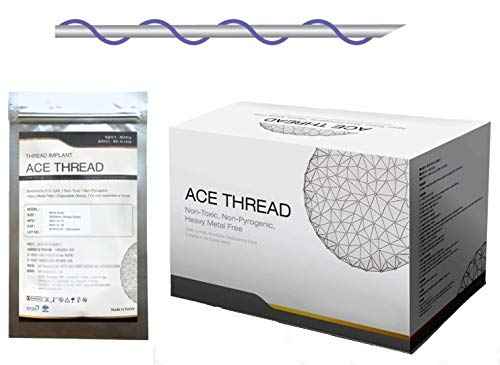 ACE PDO thread lift KOREA face/whole body - Mono Screw Type (100pcs) - 12 sizes (29G25)