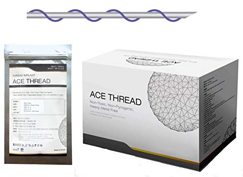 ACE PDO thread lift KOREA face/whole body - Mono Screw Type (100pcs) - 12 sizes (29G60)
