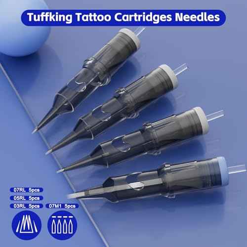 20pcs Tattoo Needles Cartridge, Disposable Tattoo Needle Cartridges for Tattoo Machine Supplies, 20PCS Assorted Mixed Size #12 3RL 5RL 7RL, #12 7M1, Round Liner Shader Magnum (3RL+5RL+7RL+7M1)
