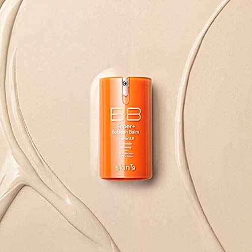 [SKIN79] Super Plus Beblesh Balm Triple Function Orange BB Cream #21 Yellow Beige 1.35 fl.oz. (40 ml) - Rich Vitamin Complex Care Healthy and Vital Skin