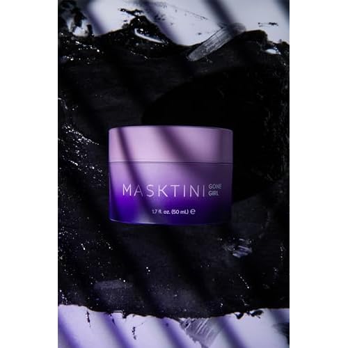 Masktini Gone Girl Tahitian Detox Mask, 1.7 oz - Anti-Aging Facial Masks - Black Head Remover - Removes Impurities - Cleanses Pores - for Oily Skin