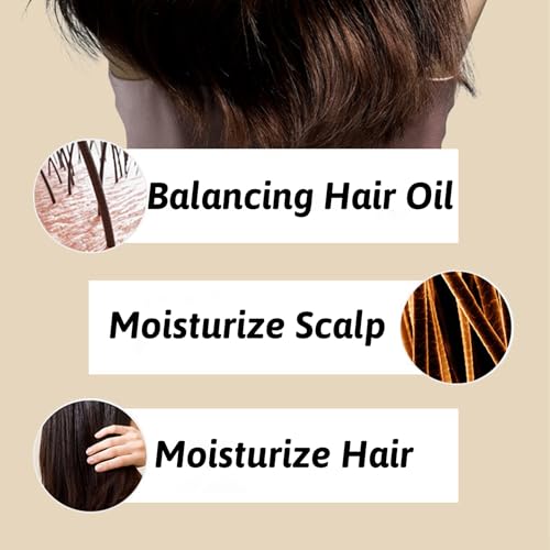 Saffron Hair Blackening Spray, Herbal Hair Color Spray for Instant Gray Coverage - Natural Plant Extract with Frizz Control, Moisturizing Non-Greasy Formula for Daily Use (2)