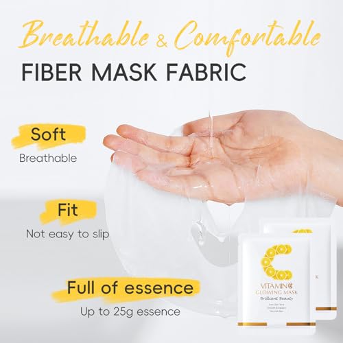 7PCS Turmeric Skin Care Set, Facial Skin Care Products Even Skin Tone, Turmeric Face Wash, Toner, Serum, Eye Cream, Face Cream, Face Mask, Smooth Glowing Travel Skincare Set for Women Girls