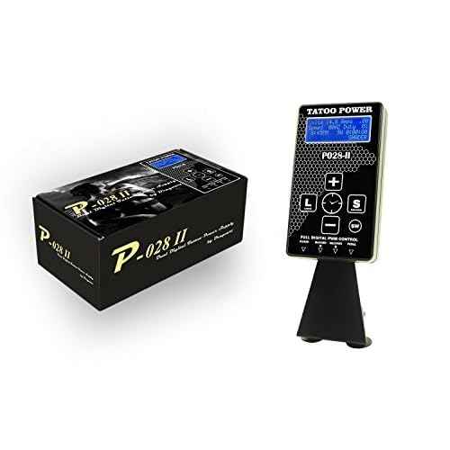 DGT New 4nd Generation P028-II Dual Tattoo Power Supply 1 Foot Pedal 2 Clip cords