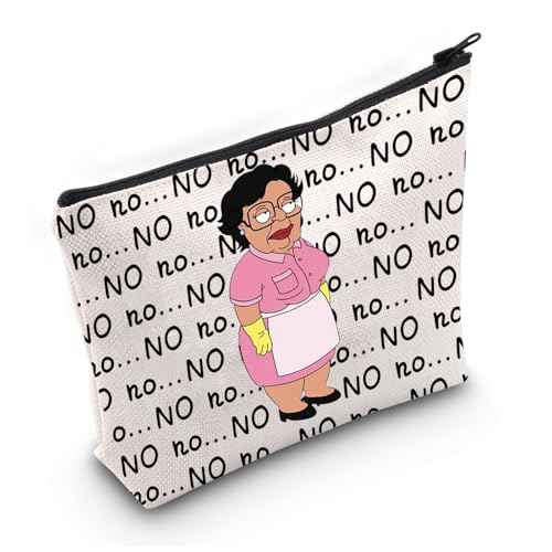 G2TUP Cartoon Makeup Bag Adult Animated Comedy Fans Gift Stewie & Brian & Peter Gift Cartoon Zipper Bag (NO no)