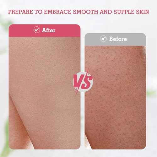 Evridwear Exfoliating Glove Shower Gloves Exfoliate Dead Skin for Dry Sensitive Skin No Irritation with Hanging Loop