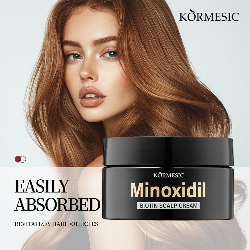 Minoxidil & Biotin Scalp Massage Cream - 100g for Hair Growth & Nourishment