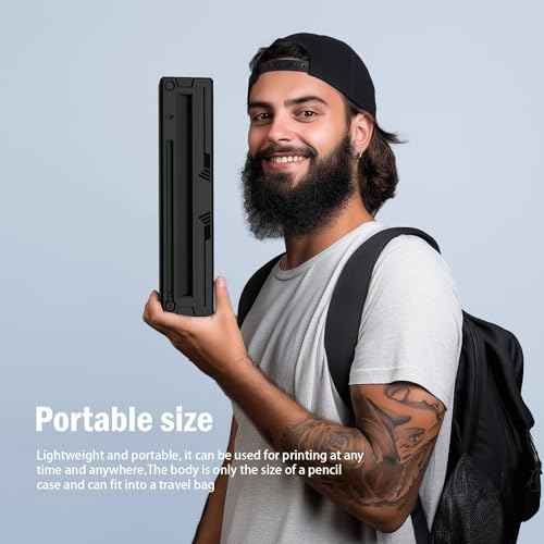 2025 New Tattoo Stencil Printer - Wireless Bluetooth Thermal Tattoo Transfer Machine, Includes 10pcs Transfer Paper, Portable Tattoo Printer for Beginners & Pros, Works with iPhone/Android/iPad