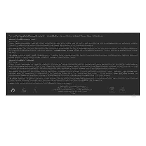 Forever Flawless Facial Peeling Gel and Moisturizing Cream. Two-Step Face Treatment. SPA Exfoliation at Home and Optimal Hydration for a Flawless Look