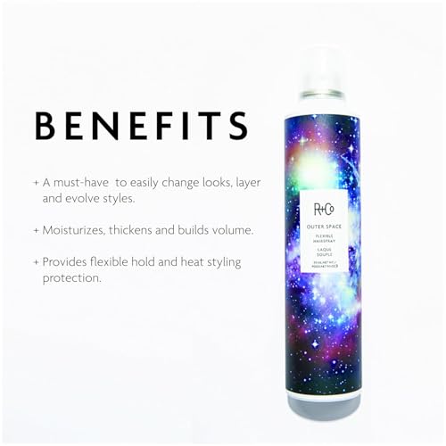 R+Co Hair Spray Set for Volume and Hold | Outer Space & Balloon Hairsprays | Instant Volume and Texture | Lightweight For Long Lasting Hairstyles | Vegan + Cruelty-Free | 9.5 oz + 5 oz (Pack of 2)