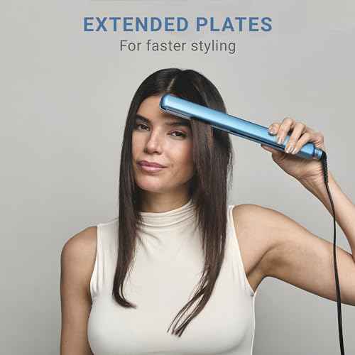 Nano Titanium Ultra-Thin Hair Straightener, Professional Flat Iron For All Hair Types