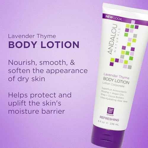 Andalou Naturals Lavender Thyme Refreshing Body Lotion, 8 Ounce