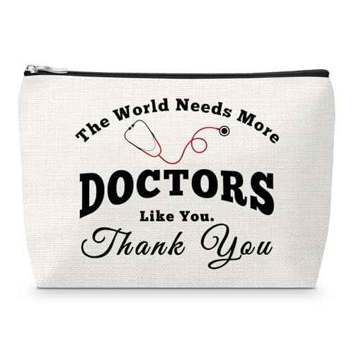 Doctor Gift for Women Makeup Bag Doctors Thank You Present Appreciation Present Idea for DR Graduation Gift for Medical Student Dentist Present from Patient Christmas Birthday Travel Cosmetic Pouch
