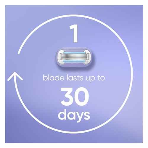 Gillette Venus Deluxe Smooth Swirl Womens Razor Blade Refills, 6 Count, Moisture Ribbon to Protect Against Irritation