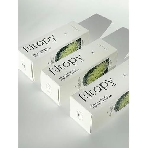 N.Bios Ntopy Aralia Cordata Soothing Ampoule - Korean Ampoule for Face, Moisture Ampoule, Ultimate Calming for sensitive skin, 4.05 oz