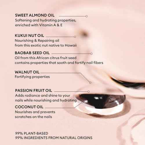 Manucurist Green Oil Nail Care - Nail & Cuticle Oil for Nails - Nourishes and Regenerates Nails and Cuticles - Promotes Growth - Blend of 6 Oils - 99% Bio-Sourced - Nail Care - 0.5 fl oz Bottle