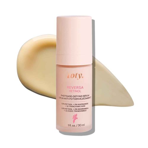 toty By Sofia Vergara - Reversa Retinol Photoage-Defying Serum - Anti-Aging to Reduce Lines and Wrinkles for Firm and Plump Skin - 0.5% Micro-Encapsulated Retinol, 5% Niacinamide, 2% NAG - 1.0 fl oz