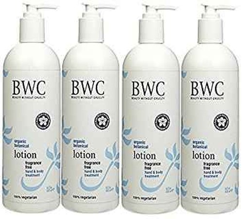 Beauty Without Cruelty Fragrance Free Hand & Body Lotion - 16 Fluid Ounces (Multi-Pack)