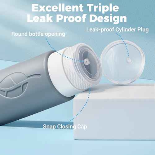 17 Pack Travel Size Toiletries - Refillable Travel Bottles, Leakproof Squeezable Travel Bottles For Toiletries, Portable Travel Size Containers, Travel Essentials For Various Lotion And Body Wash