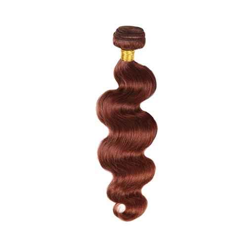 24 26 28 inch Copper Red Human Hair Bundles Reddish Brown Body Wave Bundle #33 Body Wave Human Hair Bundles Brown Bundle