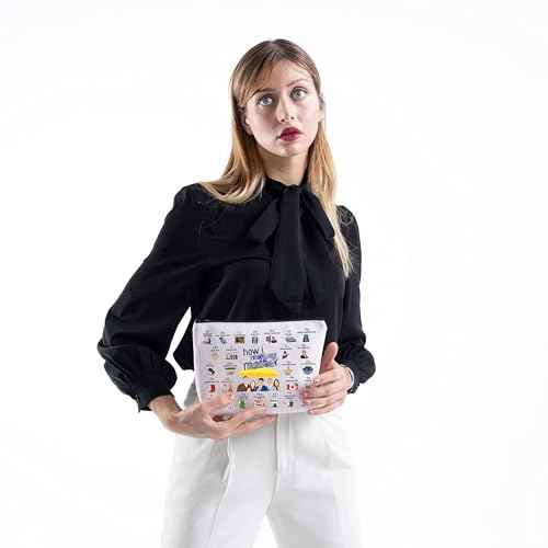 HIMYM Tv Show Inspired Gift Tv Series Merchandise for Fans Mother Makeup Zipper Pouch (HIMY makeup)