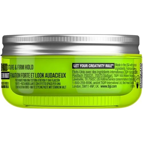 TIGI Bed Head Manipulator Matte Hair Wax Paste with Strong Hold 2.01 oz