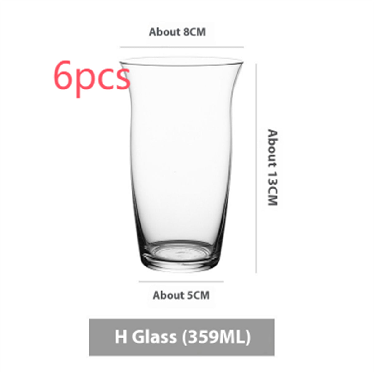 Simple Ins Style Handmade Crystal Glass Goblet - Multiple Variants