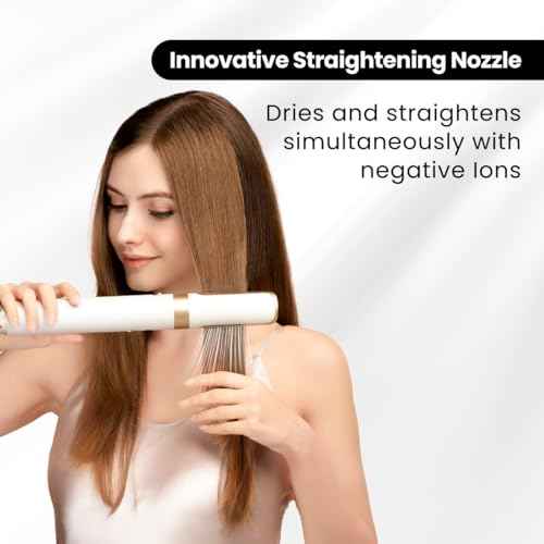 GLAMUP¢ç 6 in 1 Hot Air Styler, Tight Grip, Powerful High Speed Dryer, Volumizer, Blow Dryer Brush, Curling Volumizing Hair Styler Gift Set with Travel Bag