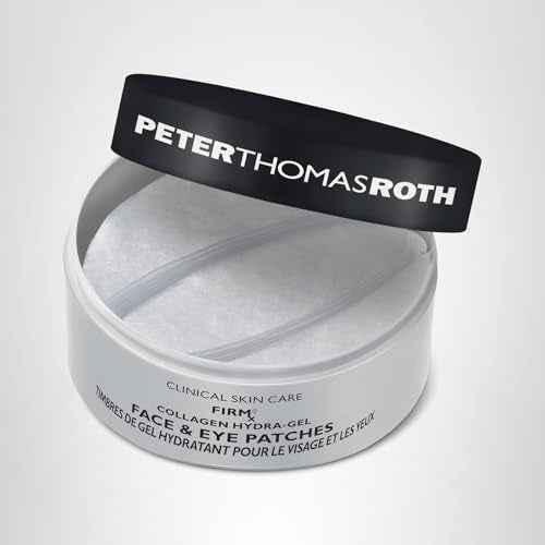 Peter Thomas Roth | FIRMx Collagen Hydra-Gel Face & Eye Patches | Collagen Gel Patches For Under-Eye and Face