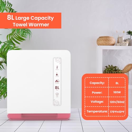 TASALON Professional Hot Towel Warmer Cabinet,Hot Towel Warmers for Facial Spa, Hair Beauty, Salon Equipment and Home, Perfect Temperature for Towel Warmer