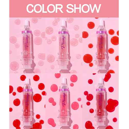 3 Colors Lip Plumping Booster, Spicy Lip Plumper Gloss Lip Plumping Oil, Ultra-Hydrating Nourishing Plump and Pout Lip Plumper, Glossy Finish Fuller Natural Lip Makeup Christmas Day Gifts-01#02#06#