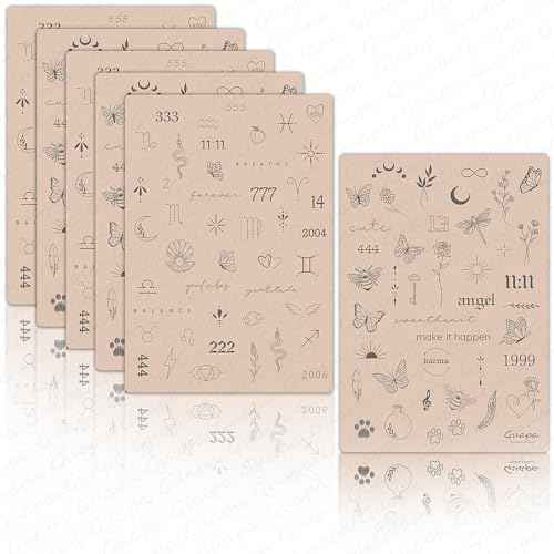 3PCS Rasmet Silicone Tattoo Training Pad 1.5mm Thickness Double Sided Pre-printed Gray Design Fine Line Tiny Tattoo Practice Skin for Tattoo Line Practice Tattoo Shading (3PCS Beige Pad)