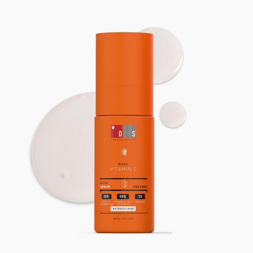 DS Labs 35% Vitamin C Brightening Serum, 30mL – Radiance, Hydration, With Vitamin E & Squalane, Supports Smoother, More Even Looking Skin, Vegan, Fragrance-Free, Paraben-Free