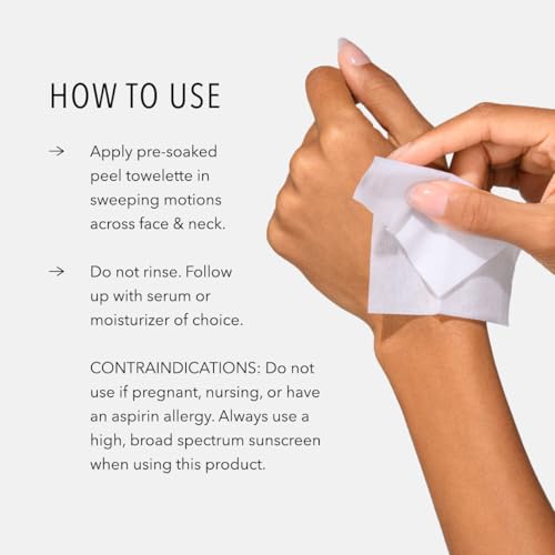 HydroPeptide 5X Power Peel, Daily Resurfacing Pads, Smooth Away Appearance of Wrinkles and Fine Lines, Better Skin, 4 Ounce