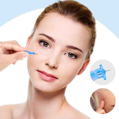 Sterile Needles for Pimples, 100Pcs Disposable Acne Lancet Effective Blemish and Blackhead Removal Tools for Clear Skin