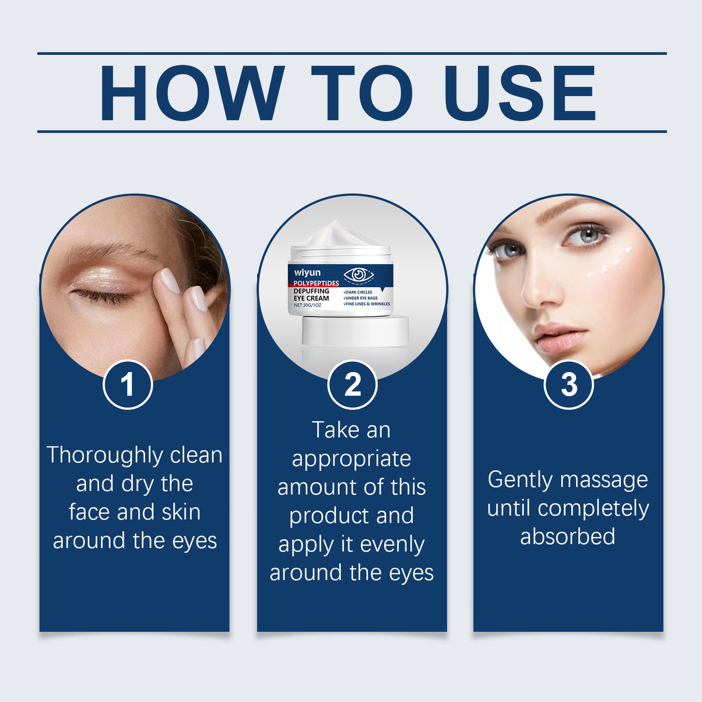 Hydrating Eye Cream for Fine Lines and Dark Circles - Multiple Sizes