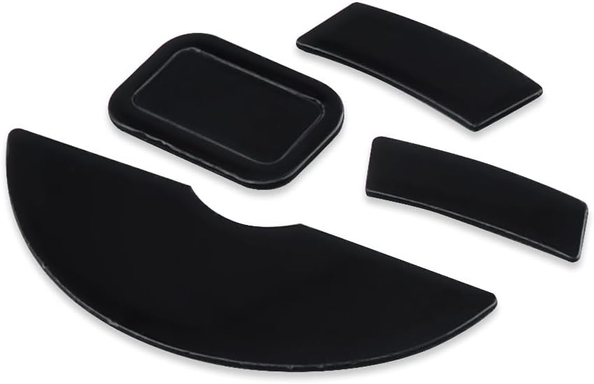 2Sets Rounded Edges Curved Mouse Feet Pads Skates Compatible for Razer Mamba Wireless RC30-027101 Gaming Mouse (for Mamba Wireless Mouse feet)