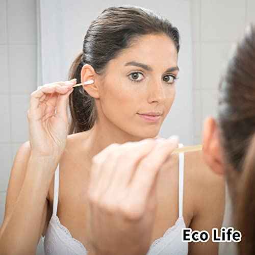 Bamboo Qtips Cotton Swabs With Wooden Sticks Q Tips For Ears 400 Count Bamboo Cotton Buds