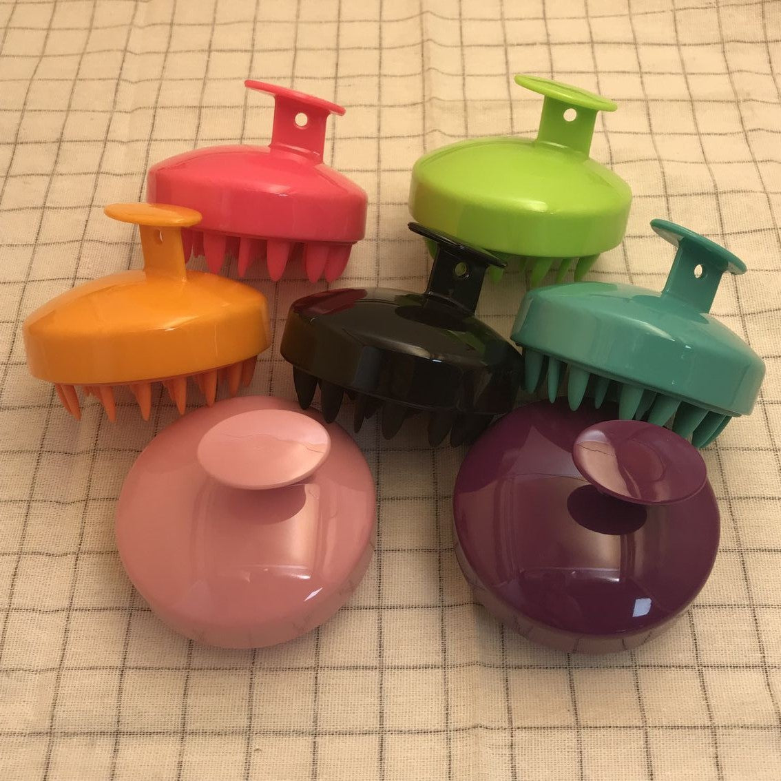 Silicone Massage Shampoo Brush - Multiple Colors for Hair & Scalp Care