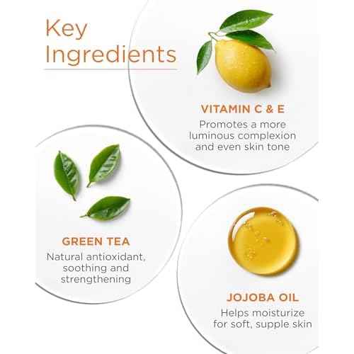 Andalou Naturals Brightening Meyer Lemon + Vitamin C Creamy Cleanser | Gentle Face Wash to Even Tone & Boost Glow | Aloe Vera & Natural Ingredients | For Dull Skin | 6 oz