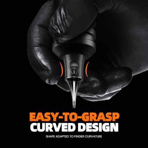 50Pcs #10RS Tattoo Cartridge Needles - 10 each: 1003RS, 1005RS, 1007RS, 1009RS, 1011RS. Pre-sterilized, individually packaged for safety. Strong stability, fits most rotary tattoo machines.