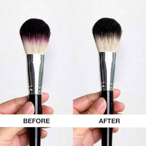 Makeup Brush Cleaner - Deep clean Rinse Free Quick Dry - Ideal for Cleaning and Odorizing Natural and Synthetic Make-up Brushes (16 fl oz)
