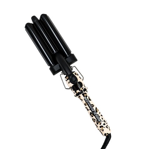 The Beachwaver Co. 3B Waver - Classic Catwalk | Triple Barrel Hair Waver for Mermaid Waves | Professional Curling Iron with Adjustable Temperature, LED Screen, and Ceramic Barrels
