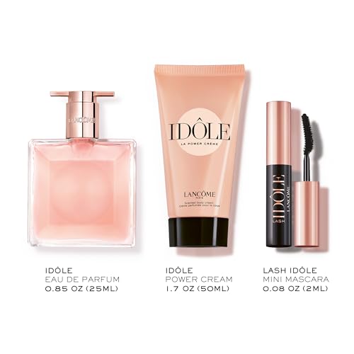 Lancôme Idôle Mother's Day Traveler Set - Full-Size Idôle Eau De Parfum Perfume, Body Lotion 1.6 Fl. oz. Lash Idôle Mascara 0.08 Fl. oz