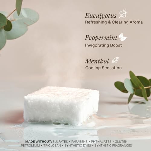 Shower Steamers Aromatherapy - USA Made with Natural Ingredients & Eucalyptus Essential Oil, Christmas Stocking Stuffers for Men & Women, Large Shower Bombs, White Elephant Relaxation Spa Gifts