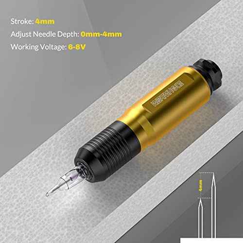 Wireless Tattoo Kit, Tattoo Machine Kit Tattoo Pen Kit Tattoo Gun Kit with Tattoo Battery Rotary Tattoo Machine Tattoo Kit for Beginners (WTK178)